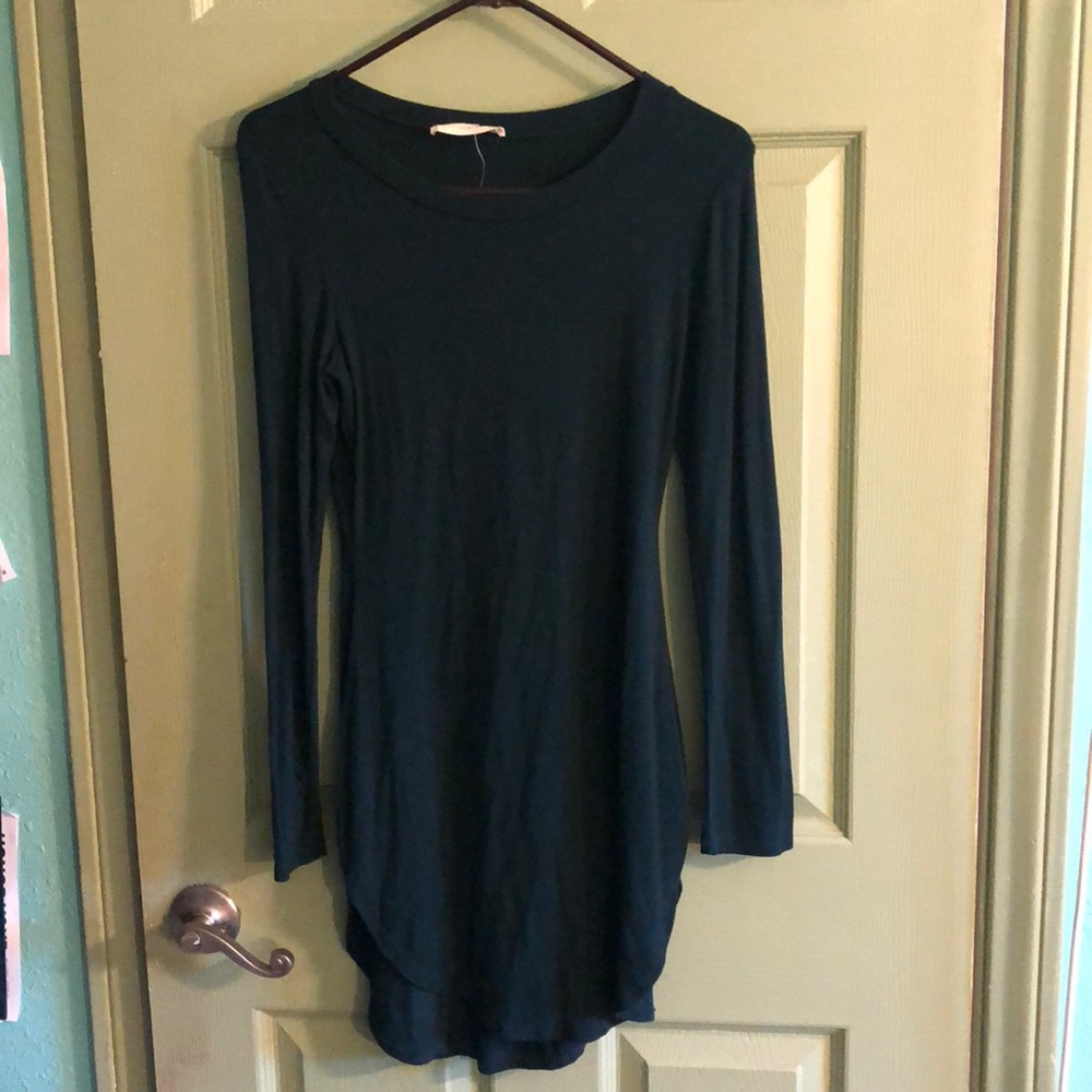 Mini teal dress